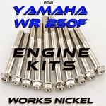 Engine Bolt Kit For 2015-2019 Yamaha WR250F Works Nickel Plated Insta Worthy!. Fixed Price $39.99.