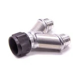 Peterson 10-1726 Y-manifold Fitting 16 Female Swivel To 12AN New. Fixed Price $130.90.