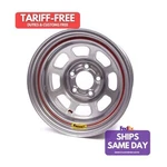 Bassett BAS58DF2IS Powder Coated Silver Steel Inch Wheel Rim 5X4.5 15X8. Fixed Price $142.06.