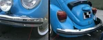 Front And Rear Vw TYPE1 Super Beetle Bug 68-73 Bumper Moulding Rubber. Fixed Price $99.90.
