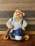 Clay Art Scooter Cat Cookie Jar Rare. Fixed Price $150.00.