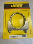 Jegs 30723 3" Stainless Steel U-clamp 11-GAUGE Saddle, 3/8" Serrated Nuts New. Fixed Price $8.00.