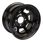 Bassett 58DH3L 15X8 D-hole 4X100 Mm In Bs Black Beadlock Wheel. Fixed Price $183.99.