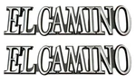 Restoparts Pair (2) 1978-1987 Chevy Camino Quarter Panel Emblems. Fixed Price $132.95.
