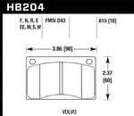 Hawk Performance HB204S.615 HT-10 Disc Brake Pad. Fixed Price $269.09.