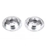 Disc Brake Rotor Set-rear Drilled, Slotted And Zinc Plated Pair. Fixed Price $126.95.