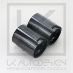 Bmw M135I/M140I/M235I/M240I Mp Black Carbon Fibre Exhaust Tips (F20/F21/F22). Fixed Price $114.04.