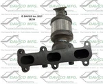 Catalytic Converter-exact-fit Manifold Davico 18254. Fixed Price $409.59.