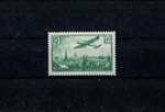 France Yvert Air Post Scott C14 "plane Paris 50F Emerald" Mnh Vvf Signed V946. Fixed Price $701.96.
