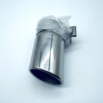 Dynomax Exhaust 2.5" Id 3" Od 7.3 Tip With Clamp Stainless Steel Single Wall. Fixed Price $51.00.