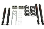 Belltech 83-97 Mitsubishi Mighty Max 2.5" Front, 3" Rear Lowering Kit W/nd Shock. Fixed Price $614.00.