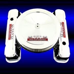 Tall Valve Covers And Air Cleaner For Pontiac 350 Engine Chrome Red Emblems. Fixed Price $156.99.