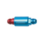 Russell 650100 3-1/4" Length, 8AN Male In/out Fuel Filter With Blue Finish. Fixed Price $64.69.