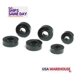 Competition C3027, Set Of 6 Black Aluminum Body Mounts Performance Part. Fixed Price $119.37.