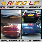 8' Ft Rhinolip Orig. Usa Mfg'd Flexible Rubber Rear Apron Add-on Chin-lip Trim. Fixed Price $30.00.