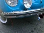 Front Vw TYPE1 Super Beetle Bug 68-73 113707201B Bumper Moulding Rubber. Fixed Price $62.27.