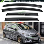 For 2015-2020 Honda Fit Jazz GK5 3D Wavy Mugen Style Window Visors Rain Guards. Fixed Price $28.99.