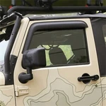Rugged Ridge 11349.11 Window Visor Fits 07-18 Wrangler (jk). Fixed Price $108.76.