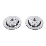 Disc Brake Rotor Set-rear Drilled, Slotted And Zinc Plated Pair. Fixed Price $253.67.