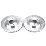 JBR758XPR Powerstop Brake Discs 2-WHEEL Set Front For Infiniti Q45 1997-2001. Fixed Price $192.16.