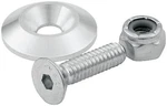 Countersunk Bolts 1/4IN W/ 1IN Washer 10PK. Fixed Price $20.98.