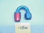 New Earls 180 Reuseable Hose End -08 An Red / Blue Aluminum Fitting #210. Fixed Price $10.00.