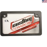Unbreakable Motorcycle License Plate Shield & Black Frame For Protection Style. Fixed Price $30.59.