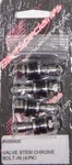Billet Specialties 999900 Valve Stem Chrome Bolt - In 4 Pk. Fixed Price $22.00.