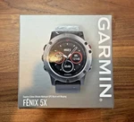 Garmin Fenix 5X 51MM Slate Gray Sapphire With Black Band Gps Watch -.... Fixed Price $499.79.