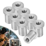 Oywhc Weld-on NUT,3/8"-16 Long Threaded Stepped Female Steel. Fixed Price $51.89.