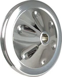 Borgeson 801102 Polished Alum P/s Pump Pulley 4-5/8" 1-ROW V-belt Keyway Style. Fixed Price $65.35.