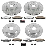 Powerstop Disc Brake Kit Front And Rear Fits Cadillac Xlr 2005-2007, Chevrol. Fixed Price $662.48.