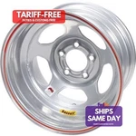 Bassett BAS58A52IS Powder Coated Silver Steel Inch Wheel Rim 5X5 15X8. Fixed Price $146.41.