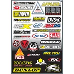 Factory Effex Sponsor D, Sticker Kit, #10-68006 13-9058 4320-0715. Fixed Price $24.23.