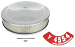 14X3 Chrome Air Cleaner Assembly With 455HP-4BBL Decal Firebird Gto Grand Prix. Fixed Price $78.98.