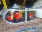 Anzo Usa 221062 Black Tail Lights For 1996-2000 Honda Civic Door. Fixed Price $65.80.