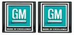 Oer Aqua Mark Of Excellence Seat Belt Decal Set 1964-1967 Pontiac Chevy Buick. Fixed Price $25.98.