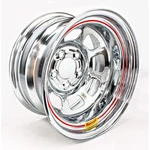 Basset 58D51WC 15X8 D-hole On Wissota Chrome Wheel. Fixed Price $149.99.
