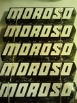 New Moroso Racing Decals/stickers Vinyl Qty Of 5.. Fixed Price $9.63.