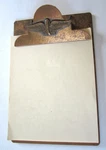 Rare 1948 Indy 500 Race / Indianapolis Motor Speedway Bronze Pit Crew Clipboard. Fixed Price $249.00.