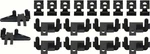 For Chevy Impala 1963-1964 Oer Windshield Molding Clip Set. Fixed Price $64.24.
