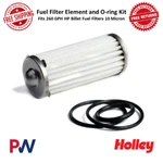 Holley Replacement 260 Gph Hp Billet Fuel Filter Element & O-ring Kit 10 Micron. Fixed Price $63.47.