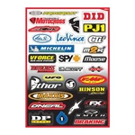 Factory Effex Sponsor/logo Sticker Sheets. Fixed Price $12.04.