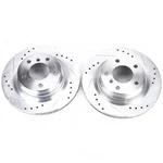 Disc Brake Rotor Set-rear Drilled, Slotted And Zinc Plated Pair. Fixed Price $223.99.