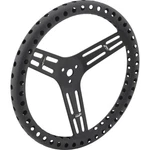 Longacre 52-56833 14" Alum Drilled Black Steering Wheel, Lightweight Dish. Fixed Price $133.99.