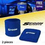 2X Spoon Brake Clutch Reservoir Oil Tank Covers For Acura Honda Civic Integra Ek. Fixed Price $16.25.