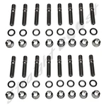 16PC Titanium Exhaust Manifold Header Stud Kit Ford V8 Small Block 3/8"-16. Fixed Price $236.57.