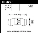 Hawk Performance HB122U.710 DTC-70 Disc Brake Pad Fits 07 Mustang. Fixed Price $409.99.