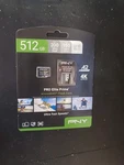 Pny Elite Prime 512GB Microsdxc Class 10 High Speed Waterproof Flash Card. Fixed Price $50.21.