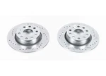 Powerstop For 10-13 Audi A3 Rear Evolution Drilled & Slotted Rotors Pair. Fixed Price $146.80.